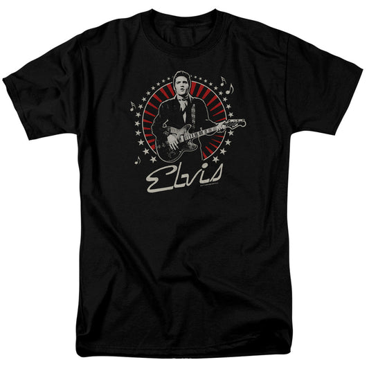 Elvis Presley Stars Mens T Shirt Black Officially Licensed