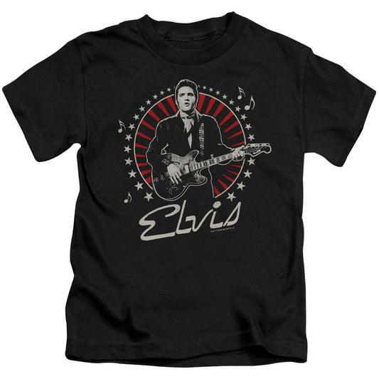 Elvis Presley Stars Juvenile Kids Youth T Shirt Black Officially Licensed