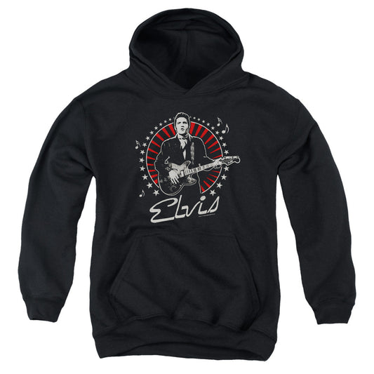 Elvis Presley Stars Kids Youth Hoodie Black Officially Licensed