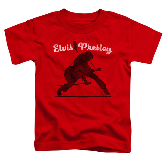 Elvis Presley Overprint Toddler Kids Youth T Shirt Red Officially Licensed