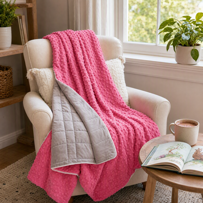 Kids Weighted Blanket with Removable Minky Cover