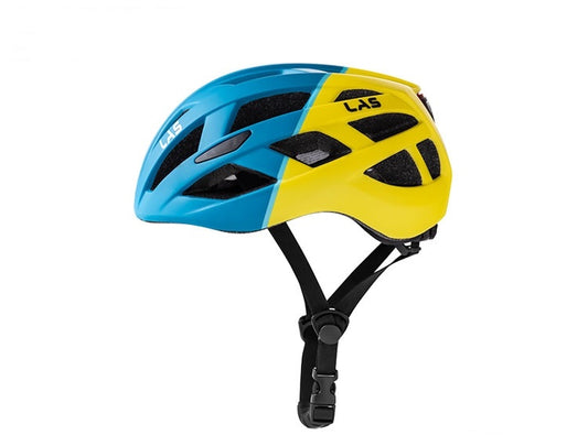 LAS Enigma Cycling Helmet - Blue/Yellow