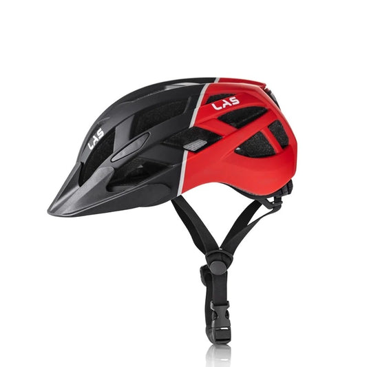 LAS Enigma Cycling Helmet - Matte Black/Red