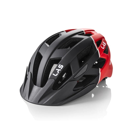 LAS Enigma Cycling Helmet - Matte Black/Red