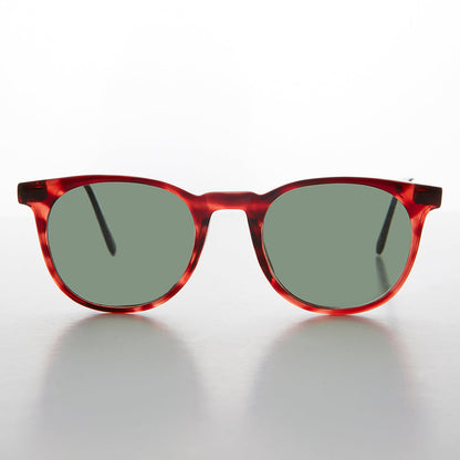 Classic Rounded-Square Vintage Sunglasses - Enzo