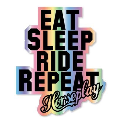 Eat Sleep Ride Repeat Sticker
