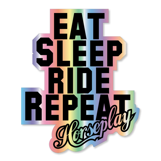 Eat Sleep Ride Repeat Sticker
