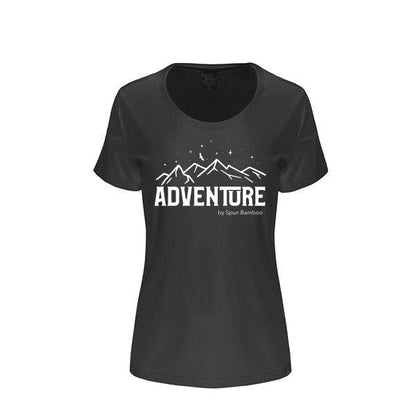 Adventure Printed Women's Bamboo/Cotton Short Sleeve Scoop Neck T-Shirt