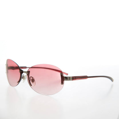 Large Oval Vintage Sunglasses - Eugena