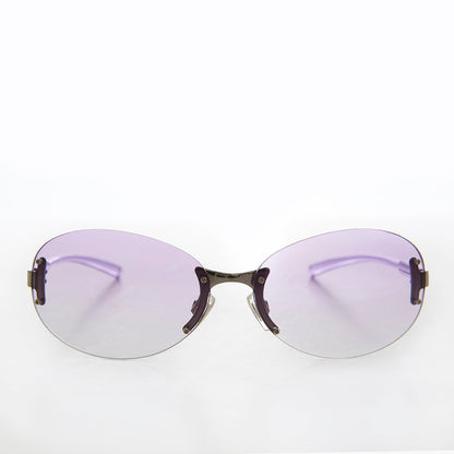 Large Oval Vintage Sunglasses - Eugena