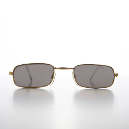 Small Rectangle Vintage Sunglasses - Evan
