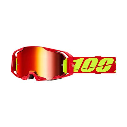 100% ARmatic Goggles - Red, Mirror Red Lens