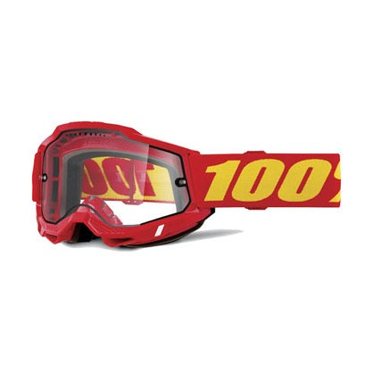 100% Accuri 2 Goggles - Red/Clear