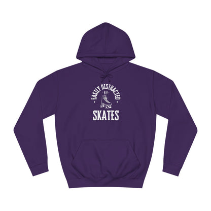 Easily Distracted by Skates Unisex Hoodie
