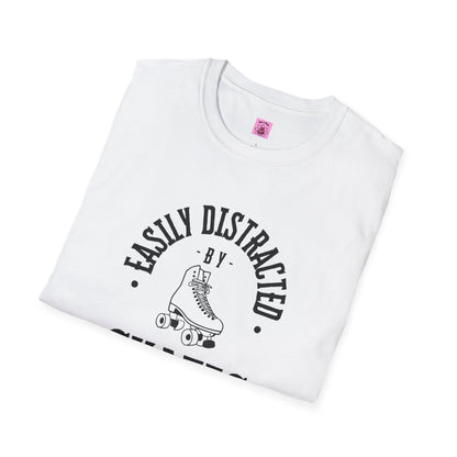 Easily Distracted by Skates Unisex T-Shirt