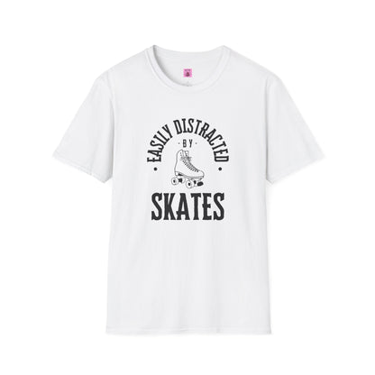 Easily Distracted by Skates Unisex T-Shirt