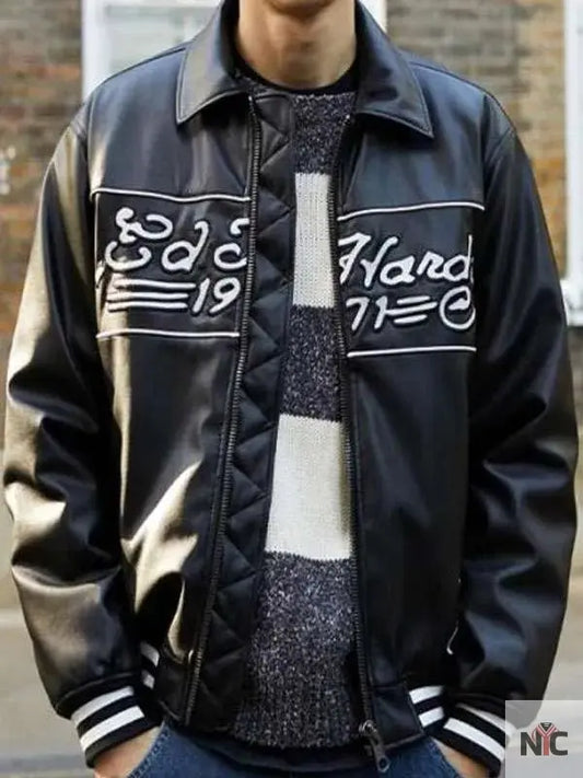 Ed Hardy Leather Jacket