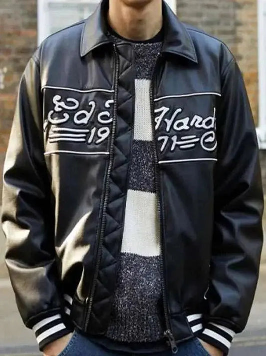 Ed Hardy Leather Jacket