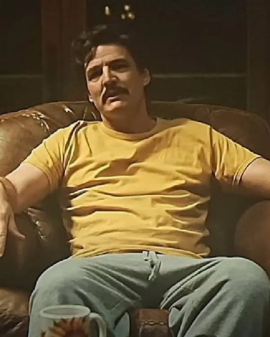 Eddington 2025 Pedro Pascal Yellow T-Shirt