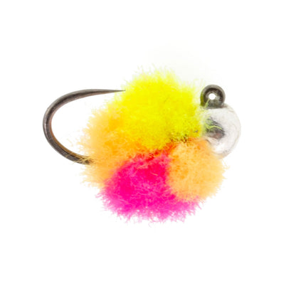 3 Pack Tungsten Bead Tactical Euro Clown Jig - Size 14