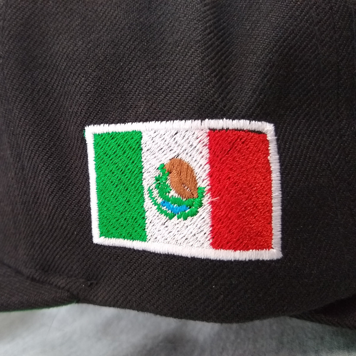 Embroidered Eagle and flag Mexico SLIM LOGO SnapBack hat