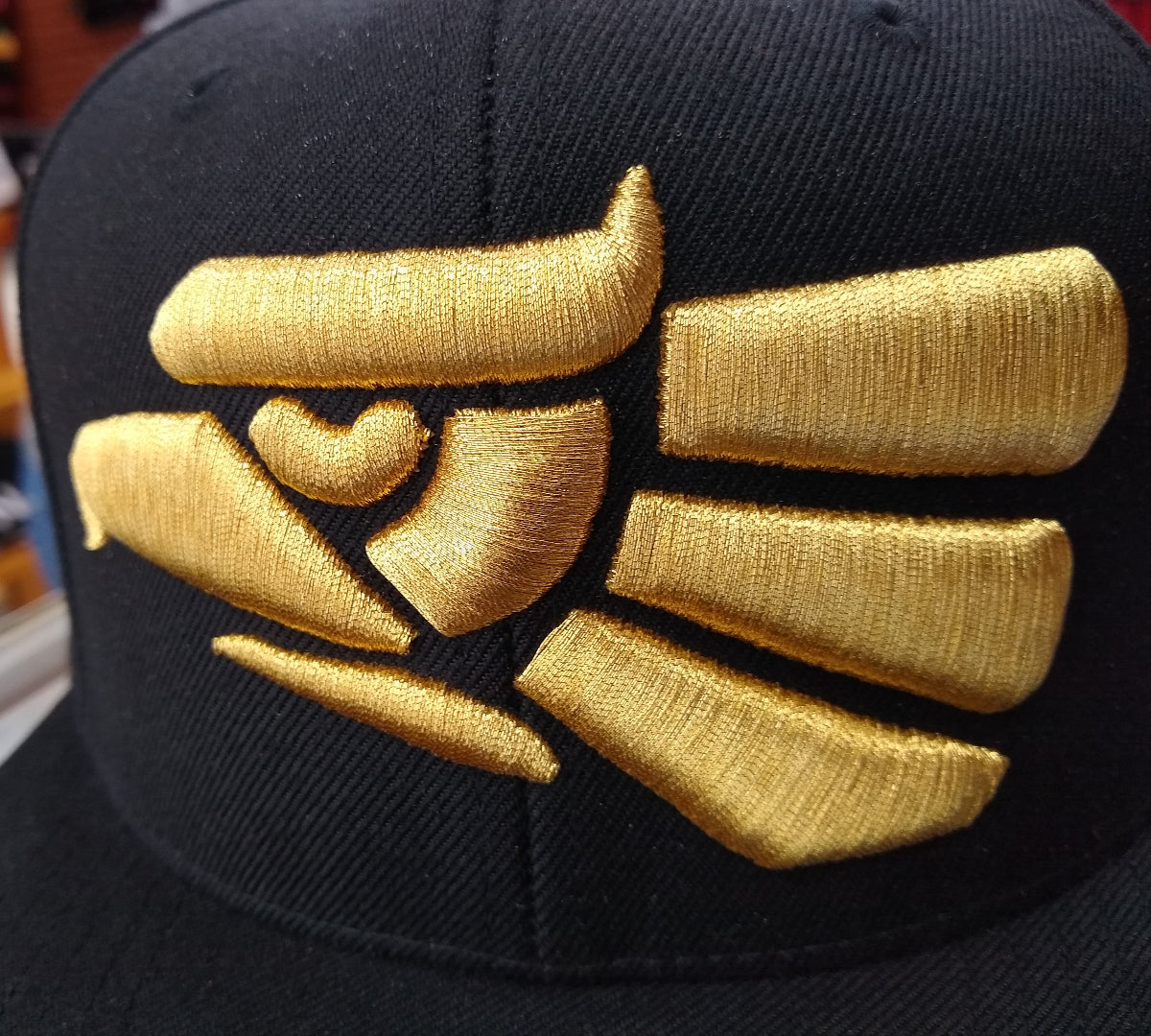 Embroidered Eagle and flag Mexico WIDE logo SnapBack hat