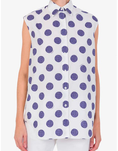 Emily In Paris S05 Lily Collins Polka Dots Top