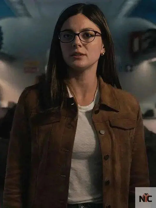 Emma Brunner FUBAR Brown Leather Jacket