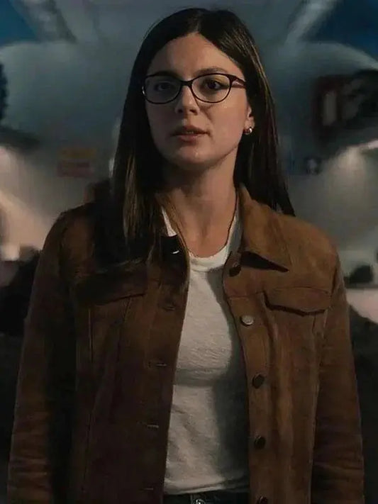 Emma Brunner FUBAR Brown Leather Jacket