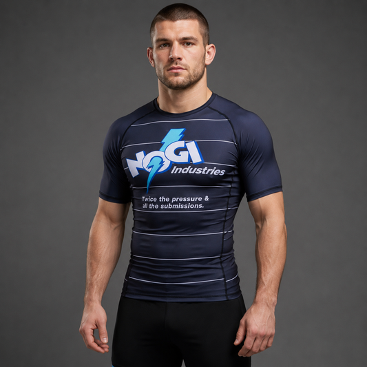 Energy Rash Guard Short Sleeve - BLACK