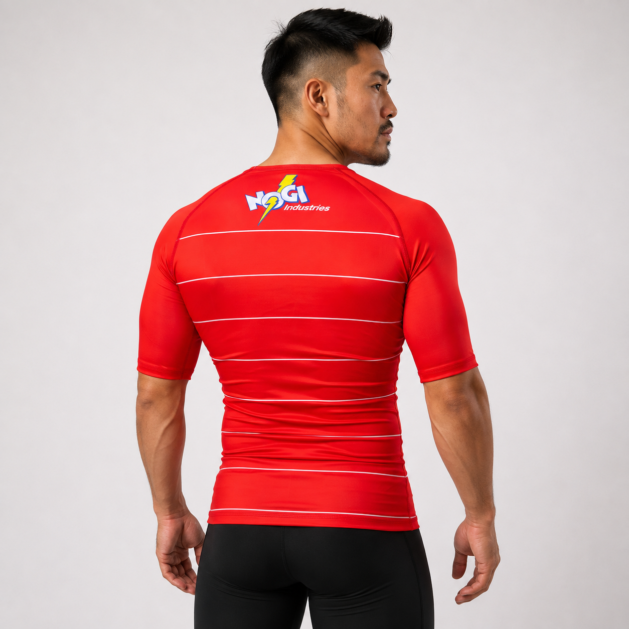 Energy Rash Guard Short Sleeve - RED
