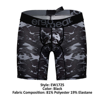 ErgoWear EW1725 MAX SE CAMO Boxer Briefs Color Black