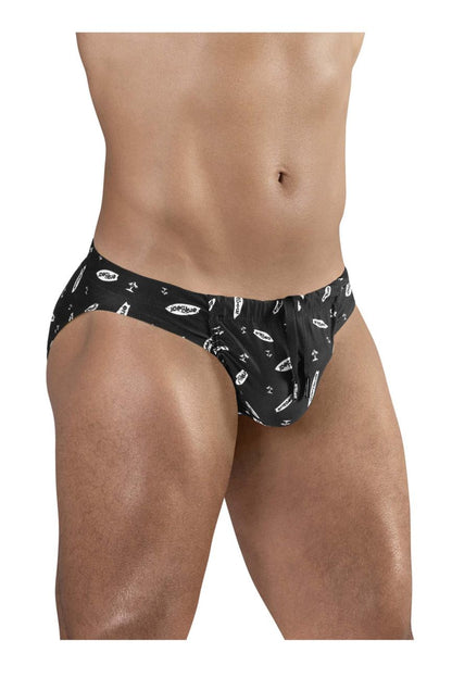 ErgoWear EW1763 FEEL SW Swim Briefs Color Black-White