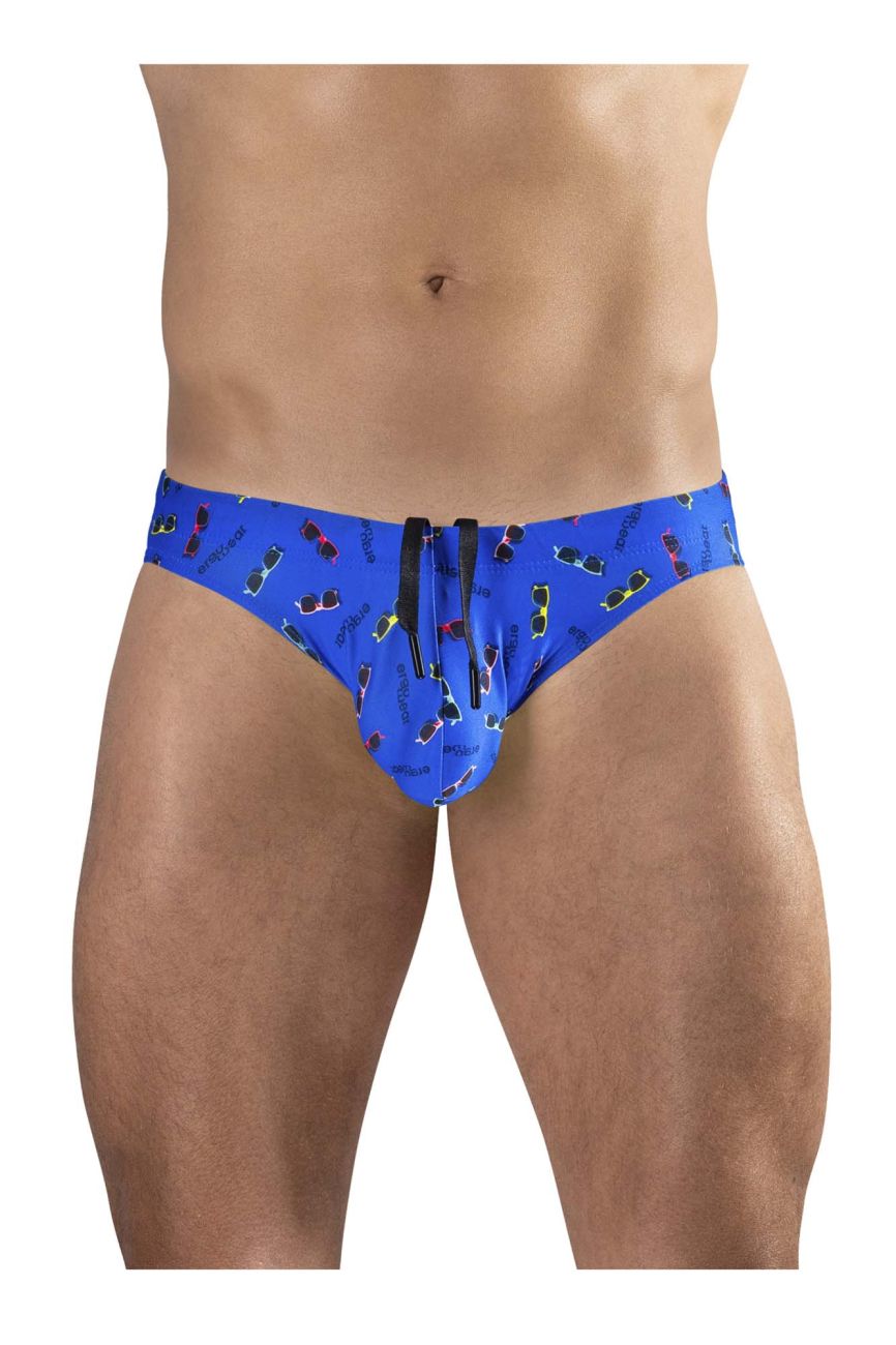 ErgoWear EW1767 X4D SW Swim Briefs Color Blue-Sunglasses