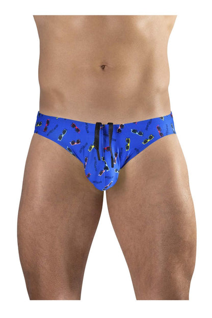 ErgoWear EW1767 X4D SW Swim Briefs Color Blue-Sunglasses