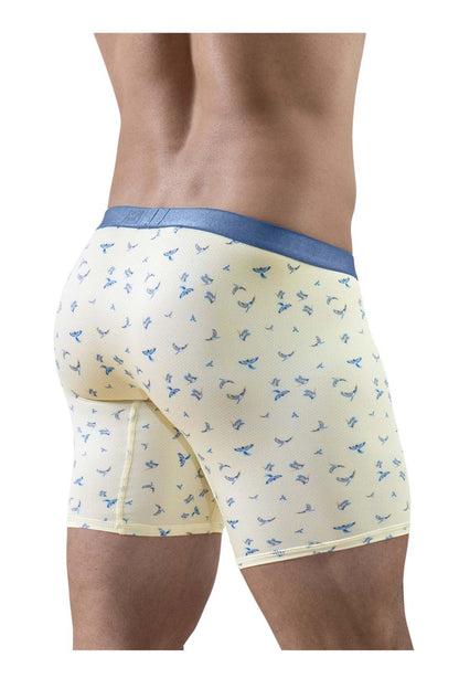 ErgoWear EW1771 SLK SE Boxer Briefs Color Vanilla-Birds