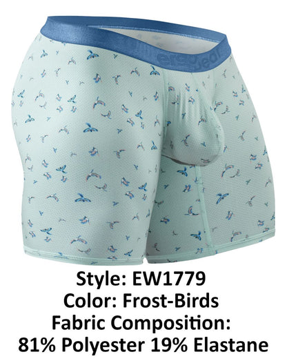 ErgoWear EW1779 SLK SE Boxer Briefs Color Frost-Birds