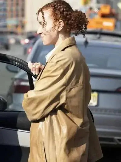 Erin Kellyman Eleanor the Great 2025 Brown Coat