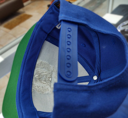 Escudo Republica Dominicana - Dominican Snapback Royal - Metallic Silver Hat