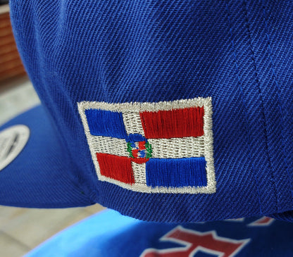 Escudo Republica Dominicana - Dominican Snapback Royal - Metallic Silver Hat