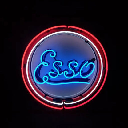Vintage Style Esso Logo Neon Signs Light