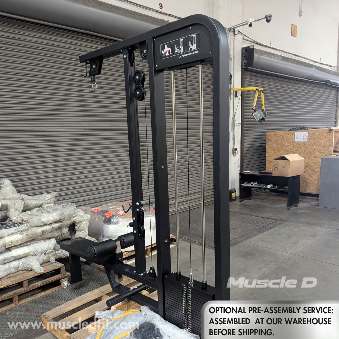 Excel Lat Pulldown/Low Row Combo -  - Muscle D Fitness - Selectorized Multi Function Machine