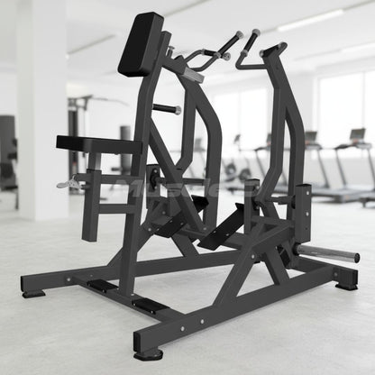 Excel Iso-Lateral Seated Row - Muscle D Fitness - Plate Load Back Machine - Gas Shock Assisted Seat Adjustment