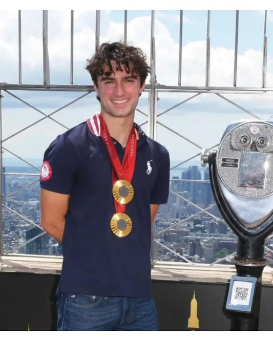 Ezra Frech Empire State Building Polo T-Shirt
