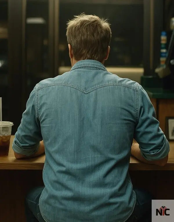 F1 The Movie Brad Pitt Western Denim Shirt