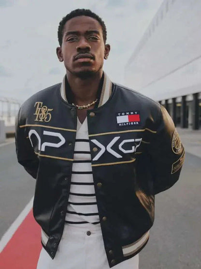 F1 Movie Damson Idris APXGP Varsity Jacket