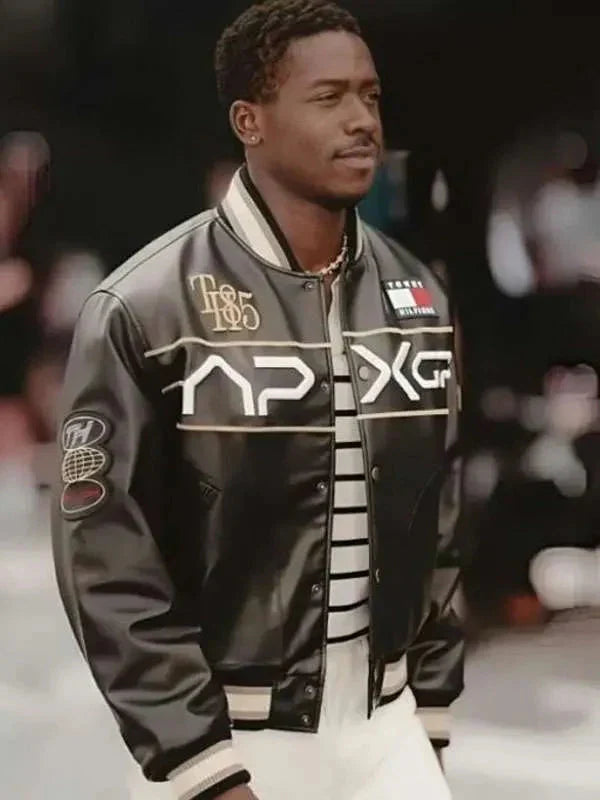 F1 Movie Damson Idris APXGP Varsity Jacket