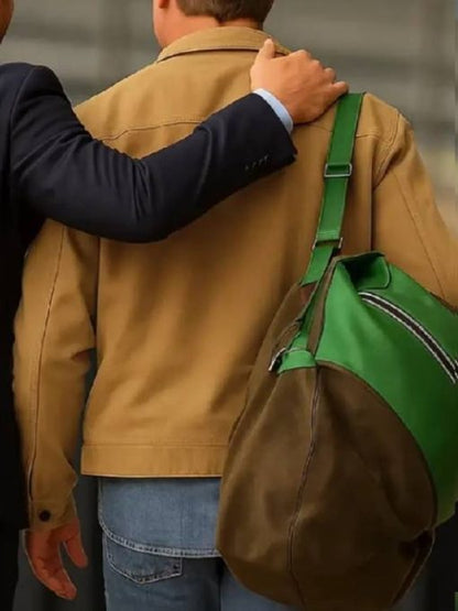 F1 The Movie 2025 Brad Pitt Suede Leather Jacket