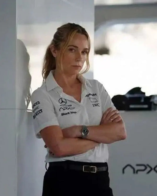 F1 The Movie Kerry Condon White Polo Shirt