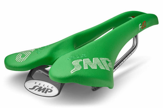 Selle SMP F20 Bicycle Saddle with Steel Rail (Green)